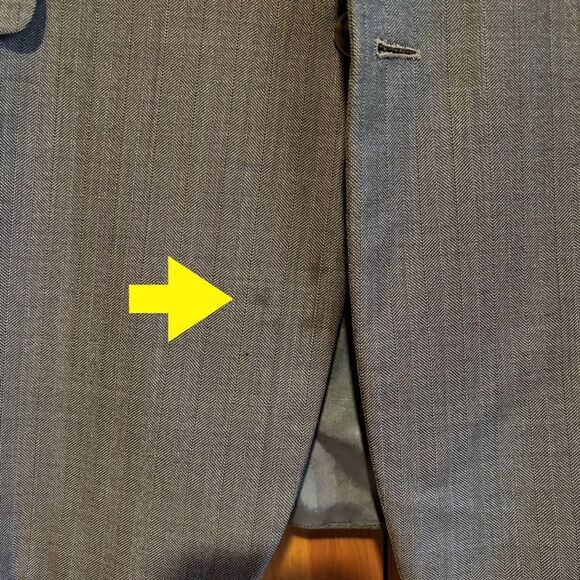 Hickey Freeman Regent Gray Sport Coat Jacket Blazer Men's size 44L 100% wool - Picture 7 of 9